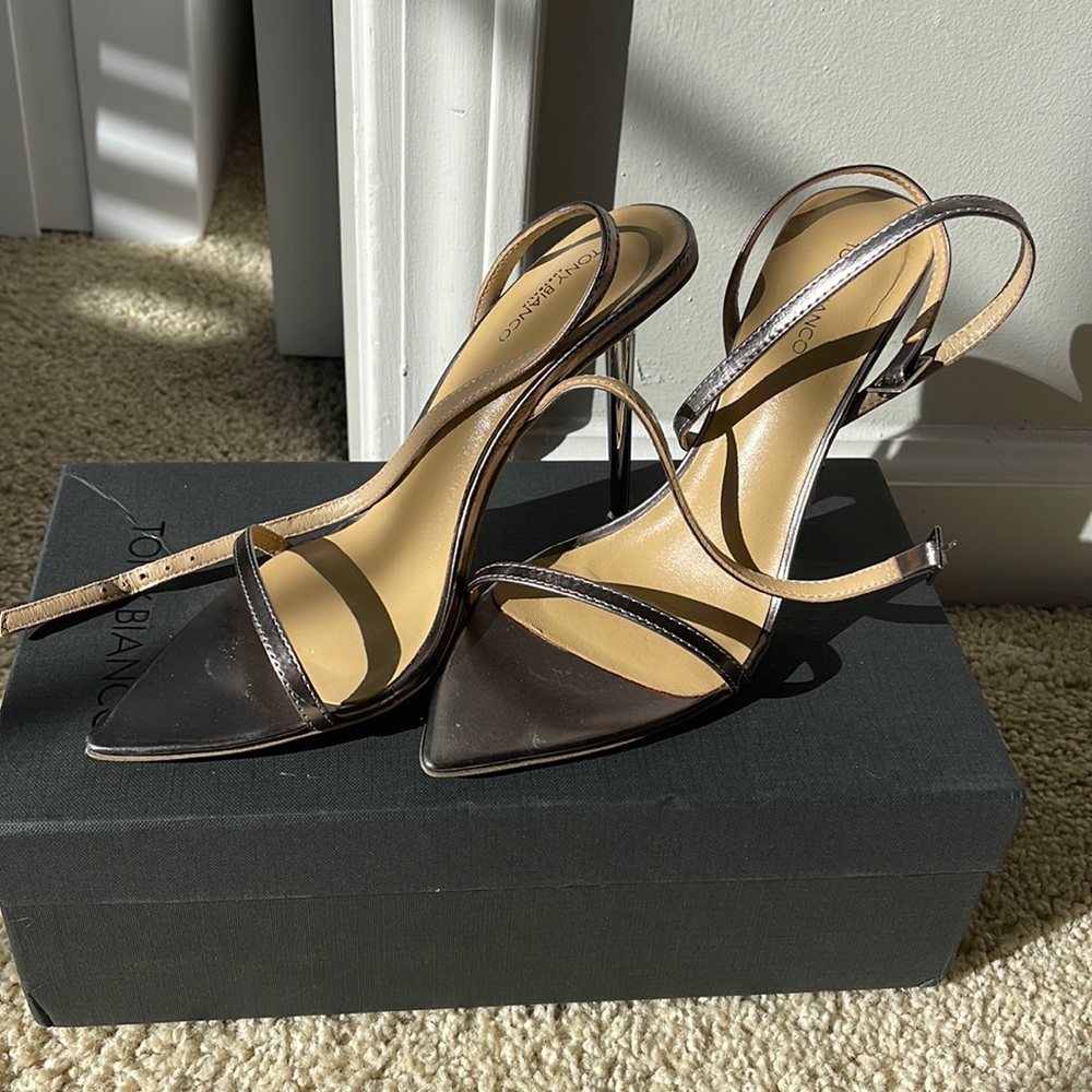 Tony Bianco Myra heel in gunmetal - Picture 1 of 4